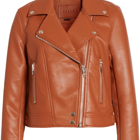 BLANKNYC FAUX LEATHER MOTO JACKET - Picture 1 of 1